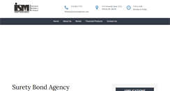 Desktop Screenshot of ismsuretybonds.com